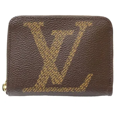 Pre-owned Louis Vuitton Brown Canvas Coin Purse/coin Case ()