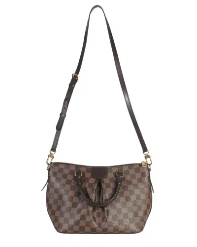 Louis Vuitton Brown Canvas Damier Ebene Siena Pm (authentic Pre-loved)