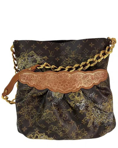 Pre-owned Louis Vuitton Brown Canvas Dentelle Fersen Tote Limited Edition (authentic  Pre-loved)