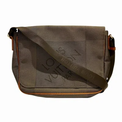 Pre-owned Louis Vuitton Brown Canvas Leather Shoulder Bag ()