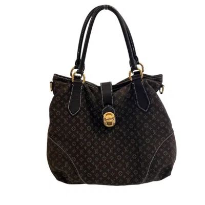 Pre-owned Louis Vuitton Brown Canvas Leather Shoulder Bag Tote Bag ()