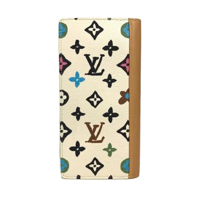 Pre-owned Louis Vuitton Brown Canvas Long Wallet (bi-fold) ()