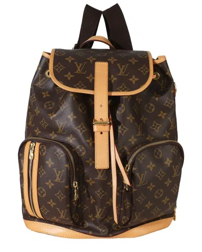 Pre-owned Louis Vuitton Brown Canvas Monogram Bosphore Backpack (authentic Pre-loved)