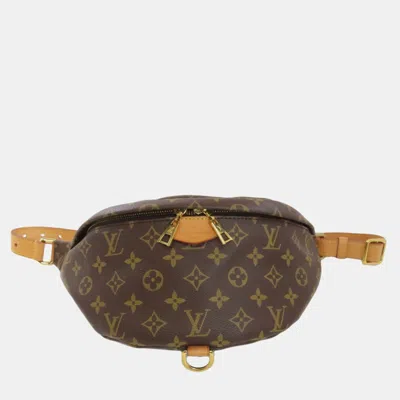 Pre-owned Louis Vuitton Bum Bag Body Monogram Canvas In Brown