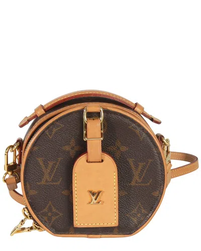 Louis Vuitton Brown Canvas Monogram Mini Boite Chapeau (authentic Pre-loved)