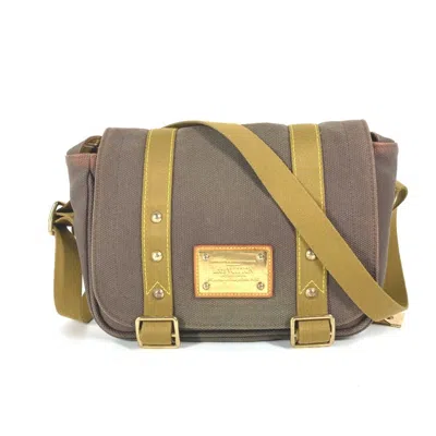 Pre-owned Louis Vuitton Brown Canvas Shoulder Bag ()