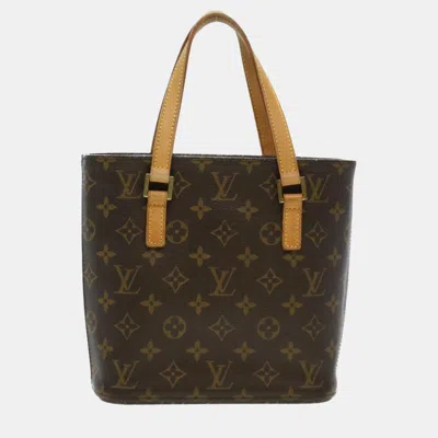 Pre-owned Louis Vuitton Brown Canvas Small Vavin Tote