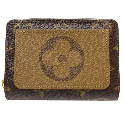 Pre-owned Louis Vuitton Brown Canvas Wallet (bi-fold) ()