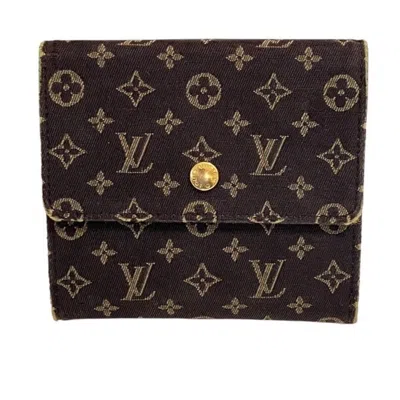 Pre-owned Louis Vuitton Brown Canvas Wallet (bi-fold) ()