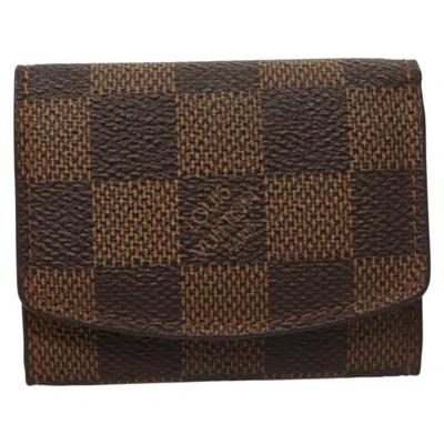 Pre-owned Louis Vuitton Brown Canvas Wallet  ()