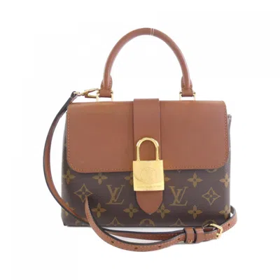 Pre-owned Louis Vuitton Brown Caramel Marron Coated Canvas Leather Handbag Shoulder Bag ()