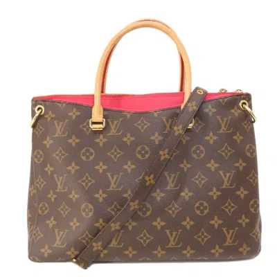 Pre-owned Louis Vuitton Brown Cerise Monogram Monogram Canvas Tote Bag () In Brown, Cerise, Monogram
