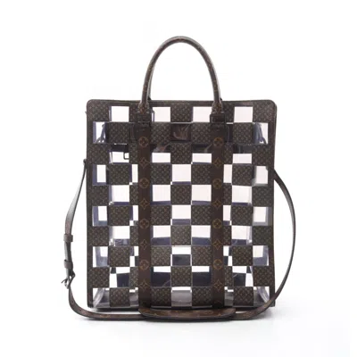 Pre-owned Louis Vuitton Brown Clear Coated Canvas Tote Bag ()
