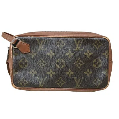 Pre-owned Louis Vuitton Brown Clutch Bag Pochette ()