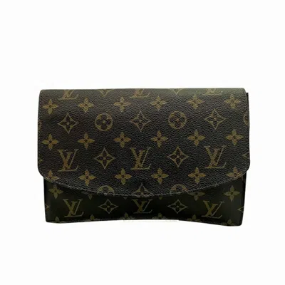Pre-owned Louis Vuitton Brown Clutch Bag Pochette ()