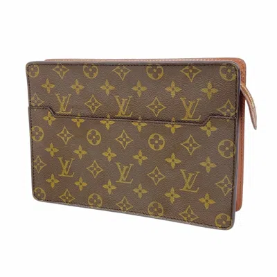 Pre-owned Louis Vuitton Brown Clutch Bag ()