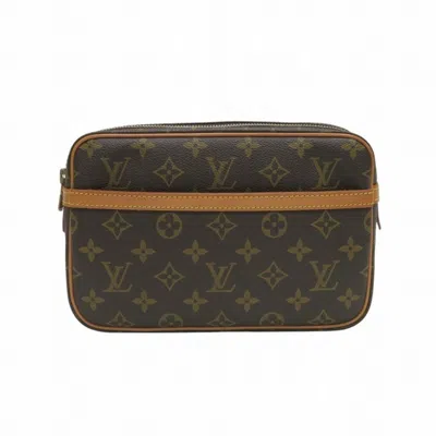 Pre-owned Louis Vuitton Brown Clutch Bag ()