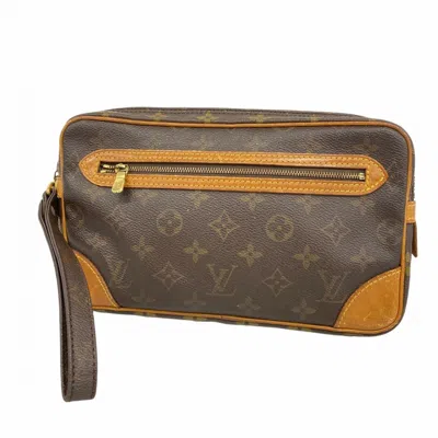 Pre-owned Louis Vuitton Brown Clutch Bag ()