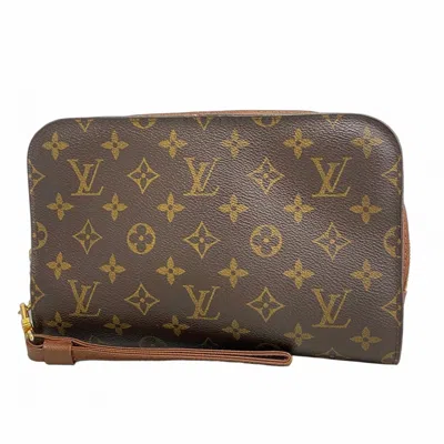 Pre-owned Louis Vuitton Brown Clutch Bag ()