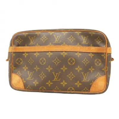 Pre-owned Louis Vuitton Brown Clutch Bag ()