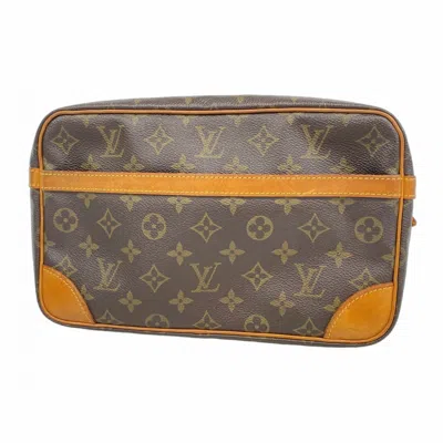 Pre-owned Louis Vuitton Brown Clutch Bag ()