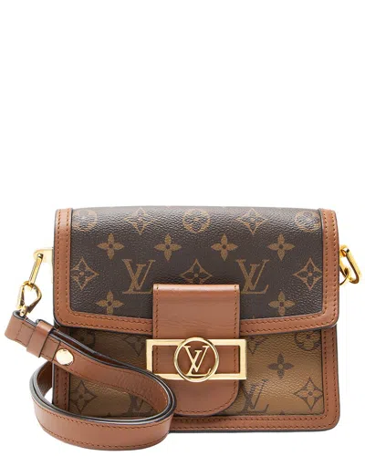 Louis Vuitton Brown Coated Canvas & Leather Dauphine Mini (authentic Pre-  Loved)
