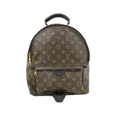 Pre-owned Louis Vuitton Brown Coated Canvas Backpack ()