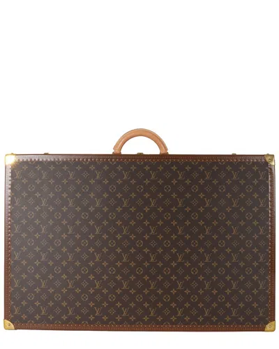 Pre-owned Louis Vuitton Brown Coated Canvas Bisten 80 (authentic Pre-loved)