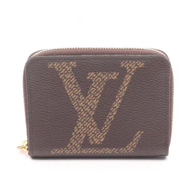 Pre-owned Louis Vuitton Brown Coated Canvas Coin Purse/coin Case ()