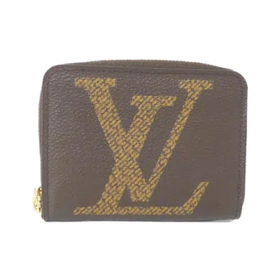 Pre-owned Louis Vuitton Brown Coated Canvas Coin Purse/coin Case ()