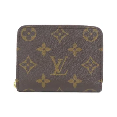 Pre-owned Louis Vuitton Brown Coated Canvas Coin Purse/coin Case ()