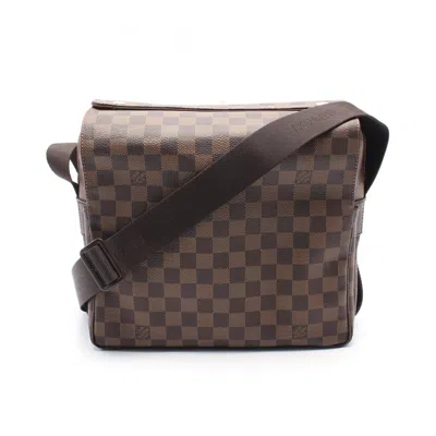 Pre-owned Louis Vuitton Brown Coated Canvas Leather Shoulder Bag ()