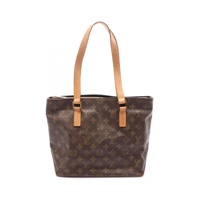 Pre-owned Louis Vuitton Brown Coated Canvas Leather Shoulder Bag ()