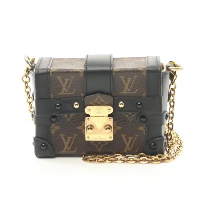 Pre-owned Louis Vuitton Brown Coated Canvas Leather Shoulder Bag ()