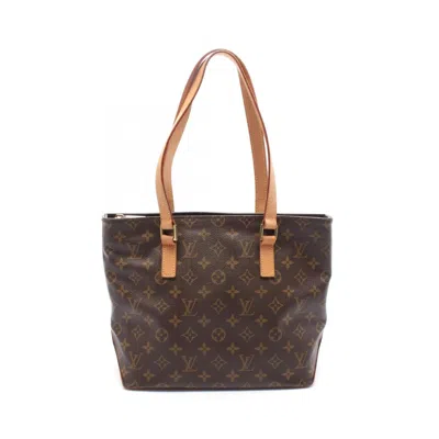 Pre-owned Louis Vuitton Brown Coated Canvas Leather Shoulder Bag ()