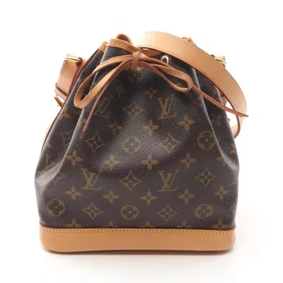 Pre-owned Louis Vuitton Brown Coated Canvas Leather Shoulder Bag ()