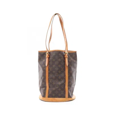 Pre-owned Louis Vuitton Brown Coated Canvas Leather Shoulder Bag ()