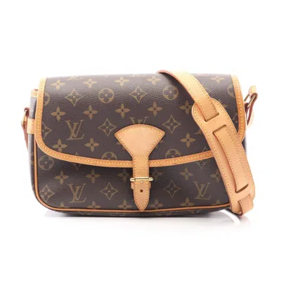 Pre-owned Louis Vuitton Brown Coated Canvas Leather Shoulder Bag ()