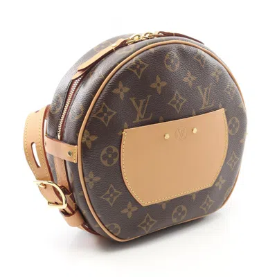 Pre-owned Louis Vuitton Brown Coated Canvas Leather Shoulder Bag ()