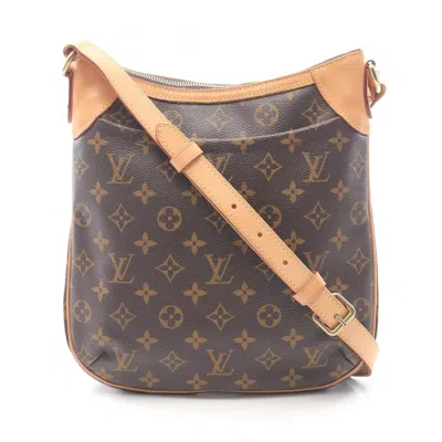 Pre-owned Louis Vuitton Brown Coated Canvas Leather Shoulder Bag ()
