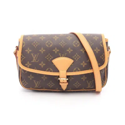 Pre-owned Louis Vuitton Brown Coated Canvas Leather Shoulder Bag ()