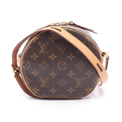 Pre-owned Louis Vuitton Brown Coated Canvas Leather Shoulder Bag ()
