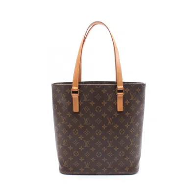Pre-owned Louis Vuitton Brown Coated Canvas Leather Tote Bag ()
