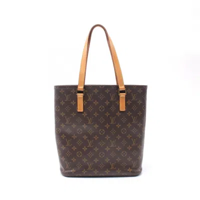 Pre-owned Louis Vuitton Brown Coated Canvas Leather Tote Bag ()