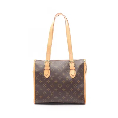 Pre-owned Louis Vuitton Brown Coated Canvas Leather Tote Bag ()