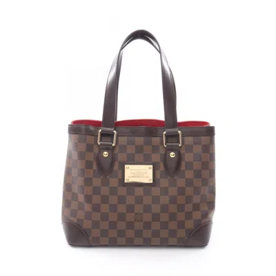 Pre-owned Louis Vuitton Brown Coated Canvas Leather Tote Bag ()