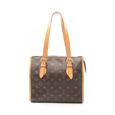 Pre-owned Louis Vuitton Brown Coated Canvas Leather Tote Bag ()