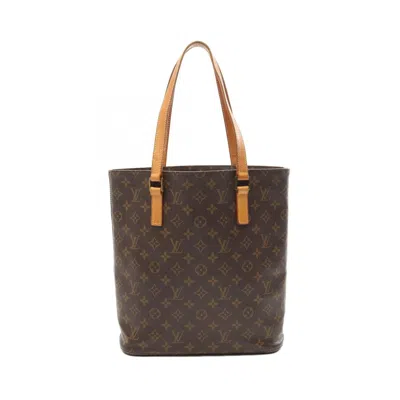 Pre-owned Louis Vuitton Brown Coated Canvas Leather Tote Bag ()