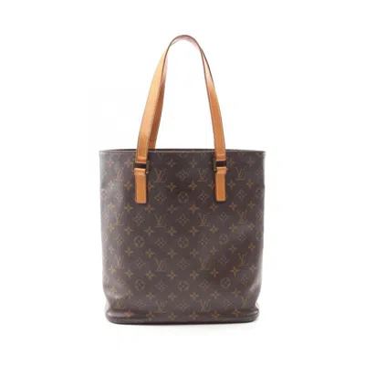 Pre-owned Louis Vuitton Brown Coated Canvas Leather Tote Bag ()