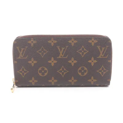 Pre-owned Louis Vuitton Brown Coated Canvas Long Wallet (bi-fold) ()